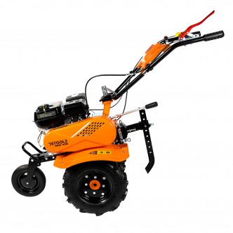 Motocultor 8cp 212cc, benzina 4T, 3 viteze, pornire manuala, cu roti si freze PACHET ulei inclus Detoolz 